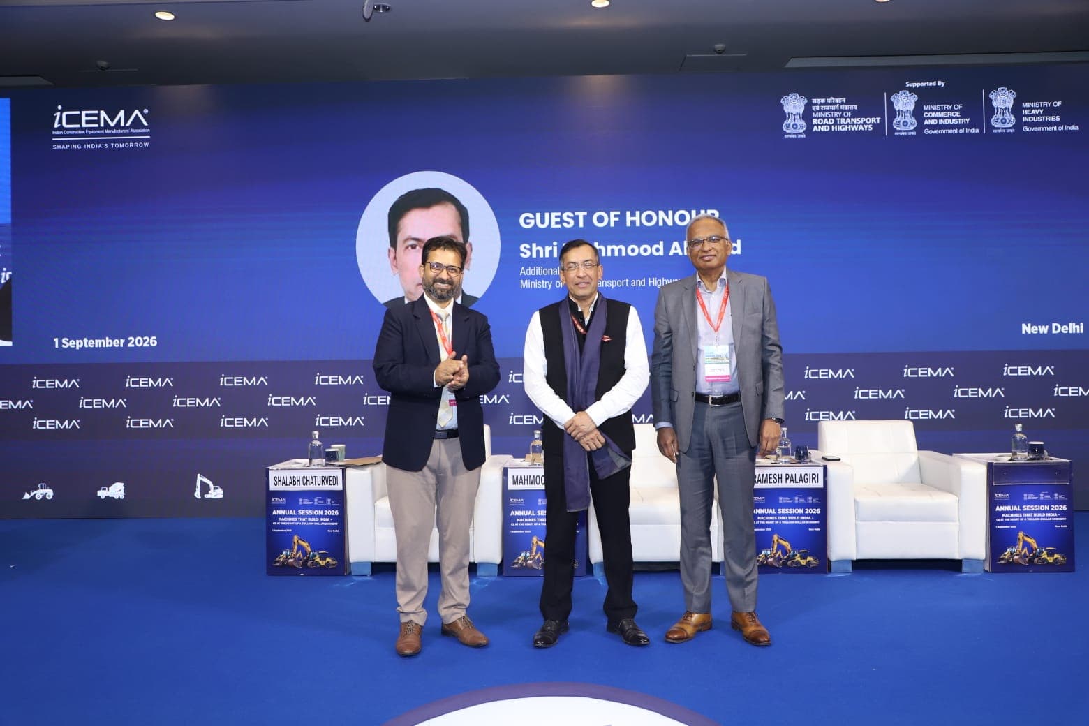 ICEMA વાર્ષિક સત્ર 2026માં કન્સ્ટ્રકશન ઈક્વિપમેન્ટ ઉદ્યોગ ટ્રિલિયન ડોલરના અર્થતંત્ર તરફનો માર્ગ સ્પષ્ટ કરે છે